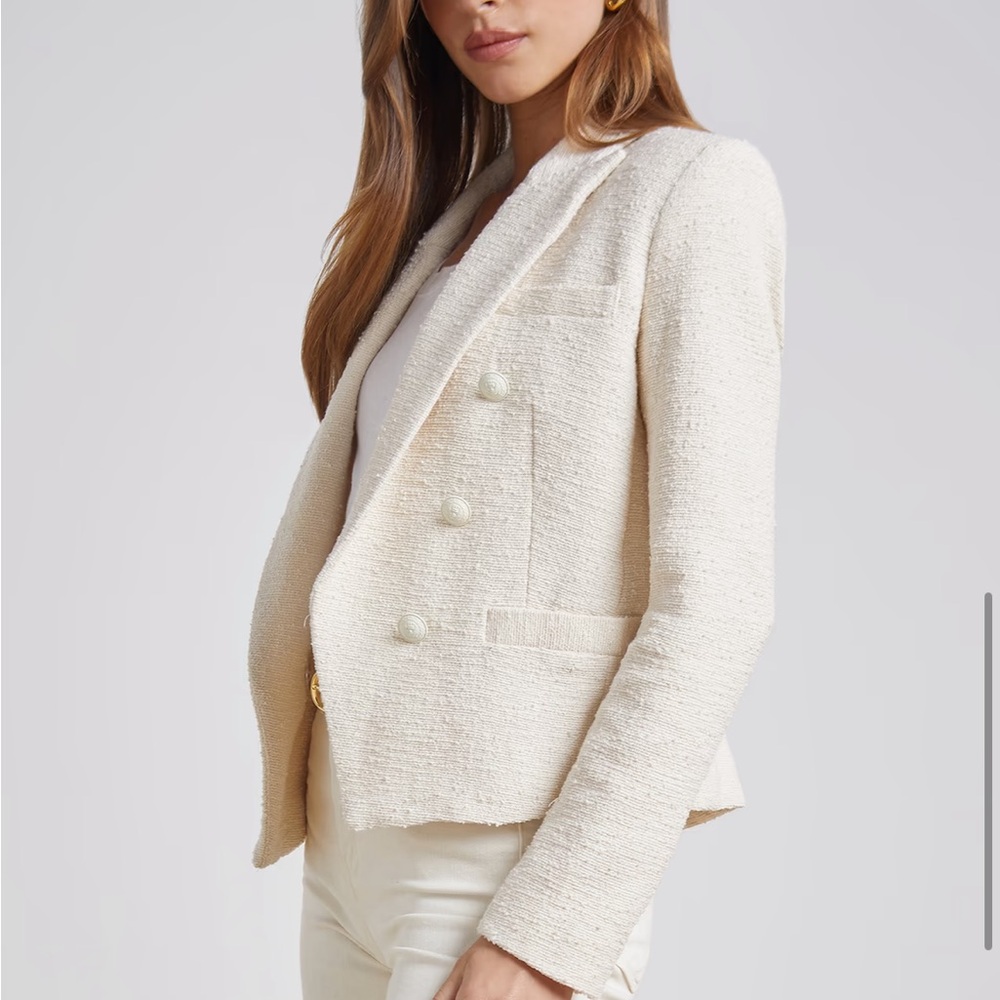 L'AGENCE SOLD OUT Brooke Open-Front Blazer $595